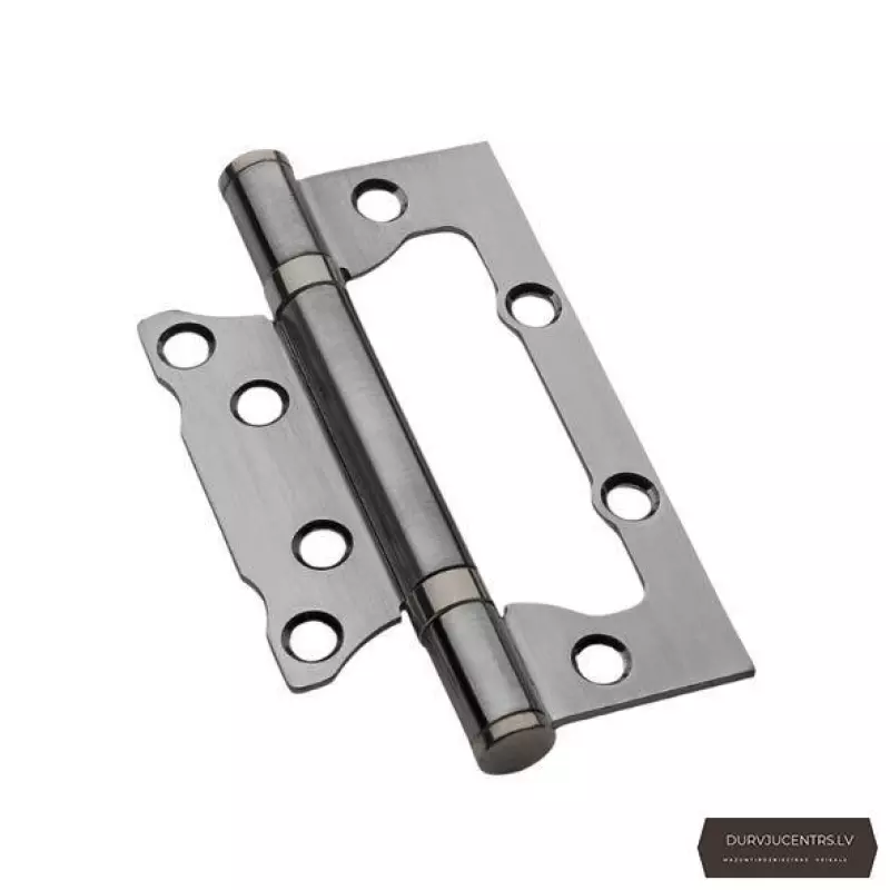 Nefrēzētas durvju eņģes 75 mm matēts hroms