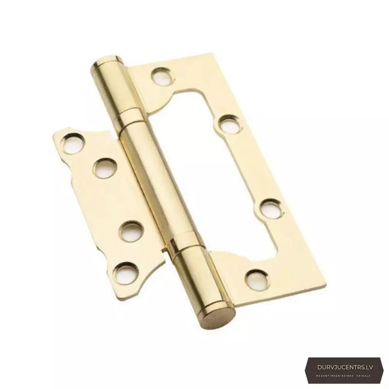 Nefrēzētas durvju eņģes 63 mm zelts
