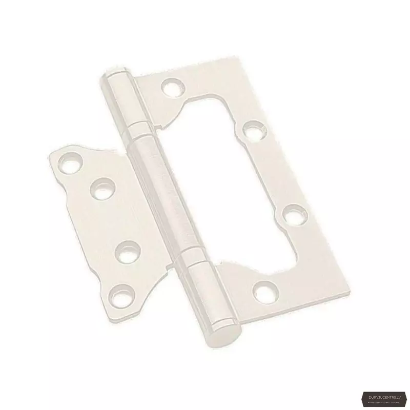 Nefrēzētas durvju eņģes 63 mm balts