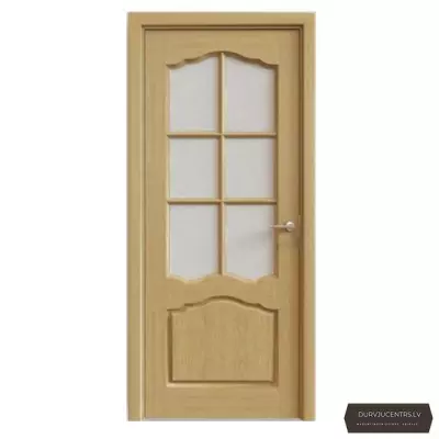 Durvis Karolina ar režģi Ozols Finierējums