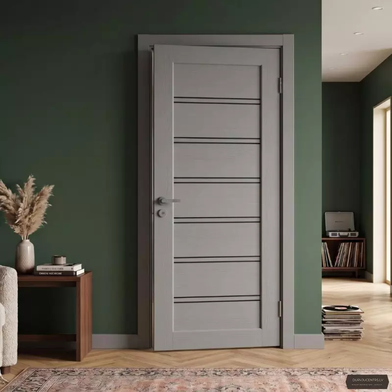 Durvis Dominica BLK Šellgrey PP Premium
