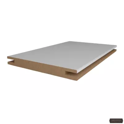 Durvju portālu komplekts MDF Gaiši pelēka emalija RAL 7047 teleskopiskais