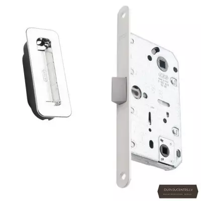 Slēdzene AGB F18 EVO WC ar pretplāksni balts