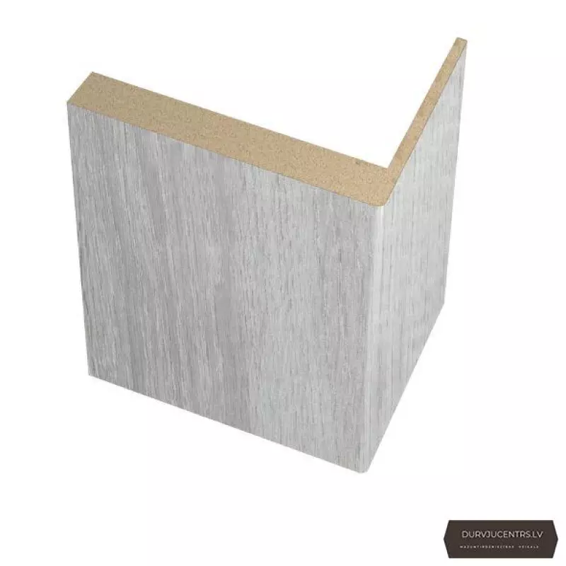 Durvju apmales daļa MDF Pelēks ozols teleskopiskā EKOfinierējums
