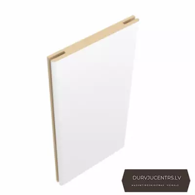 Durvju portāls MDF Balts Soft Teleskopiskais PVC Deluxe