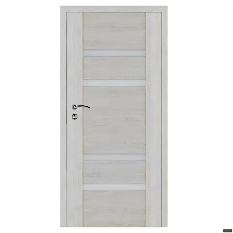 Durvis Amaja 02 (PE-02) Sudraba ozols EKOfinierējums