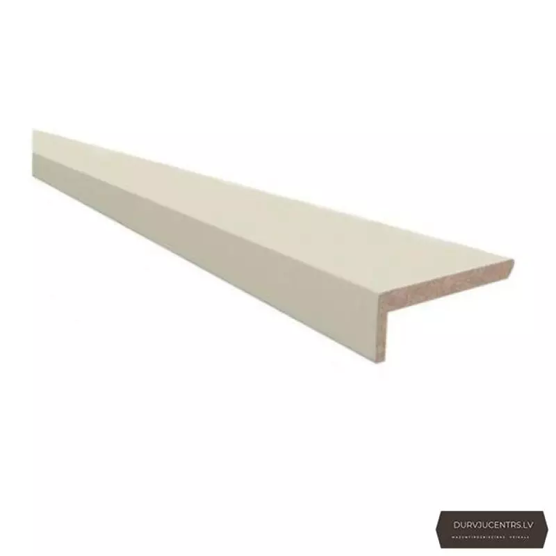 Durvju apmales daļa Teleskopiskā MDF Ziloņkauls matēts PP Premium