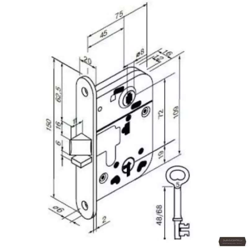 Slēdzenes 2014, melns